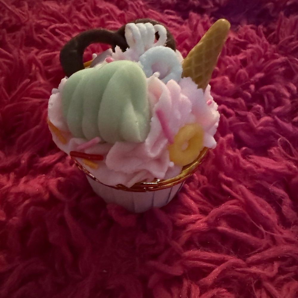 Colorful Cupcake Candle